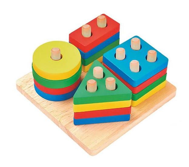 Деревянный сортер Tree Toys MD 0818 Геометрические коллоны (2270)