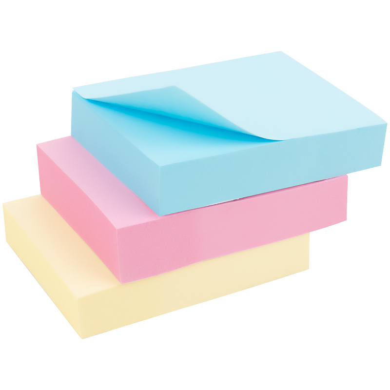 Бумага для заметок 50x40 мм 3 блока по 100 листов D3311 Разноцветный (4250804823336)