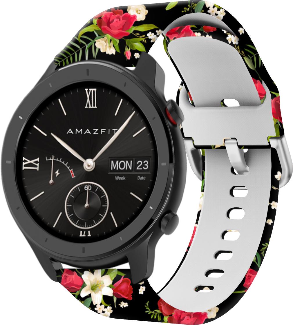 Ремешок Colorful для Amazfit GTR 42 мм Rose/Black (28513)