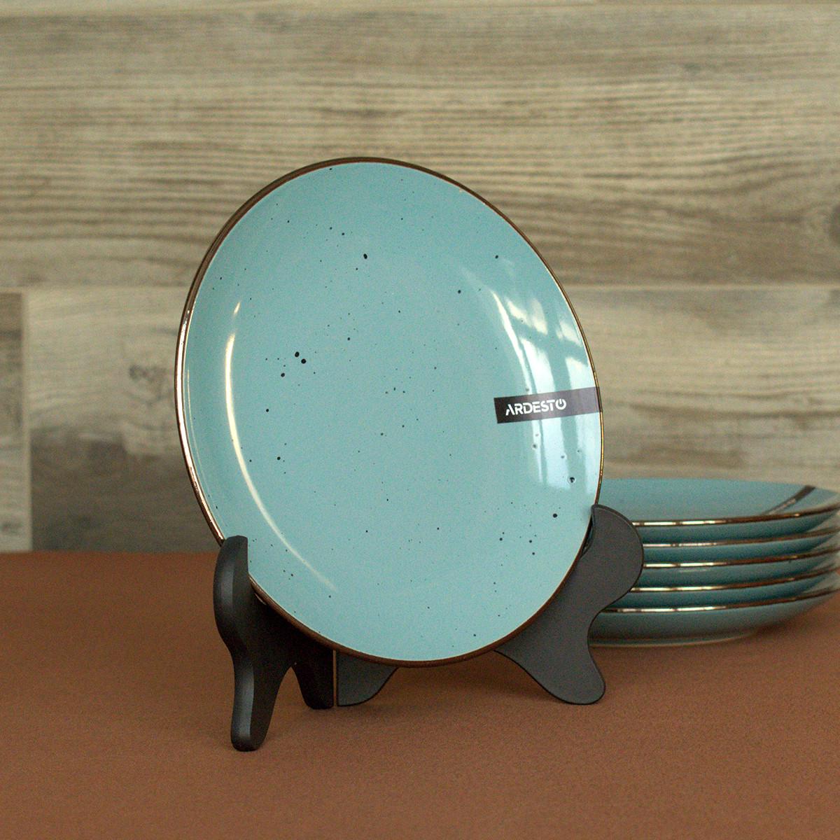 Набор тарелок Ardesto Bagheria 16 Misty Blue - фото 4