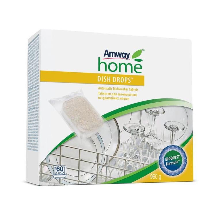 Таблетки для автоматичних посудомийних машин Amway DISH DROPS 0,96 кг