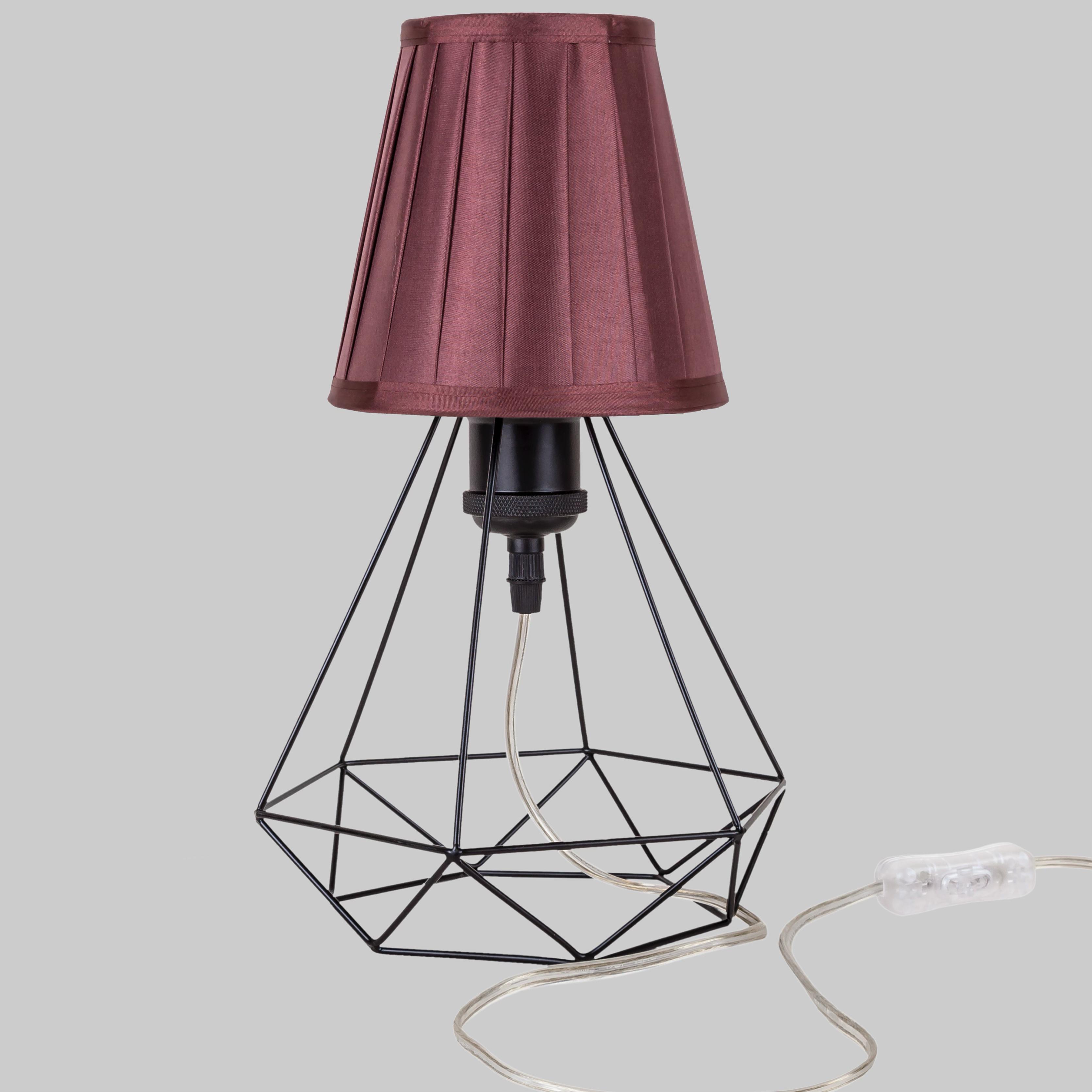 Настольная лампа-ночник Clip-on Lamp Коричневый (52-T2019F02 BK+BR)