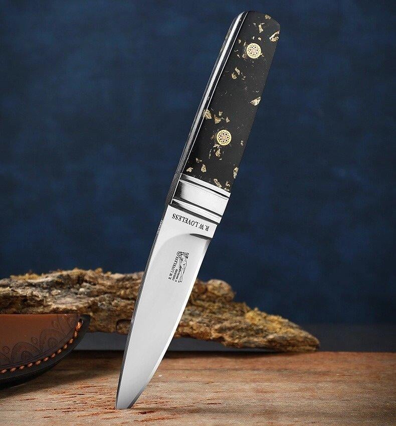 Ніж нескладний R. W. Loveless Marble M390 (2135686698)