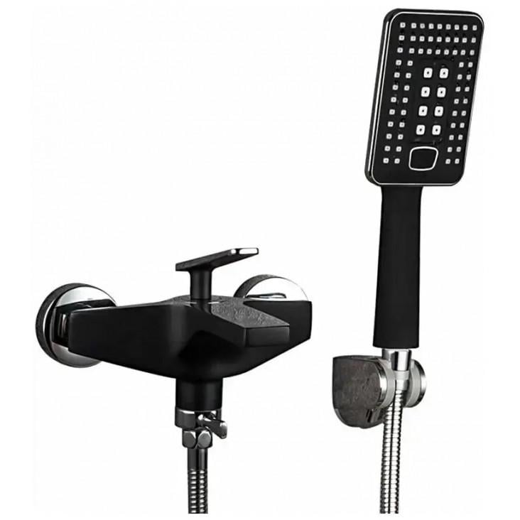 Змішувач для ванни Frap F3257 Чорний/Хром (1037333) Змішувач для ванни Frap F3257 Чорний/Хром (1037333)