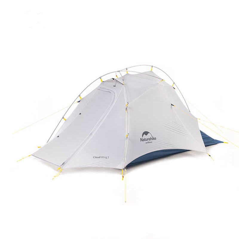 Намет надлегкий двомісний з футпринтом Naturehike Cloud Up Wing NH19ZP083 15D Сіро-блакитний (58334)