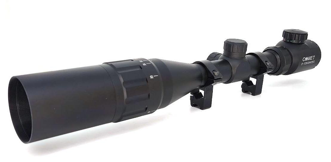 Оптичний приціл Comet AOEG Rangefinder 3-12x40 підсвічування/кріплення/паралакс/бленда (26867295) - фото 2 Оптичний приціл Comet AOEG Rangefinder 3-12x40 підсвічування/кріплення/паралакс/бленда (26867295) - фото 2