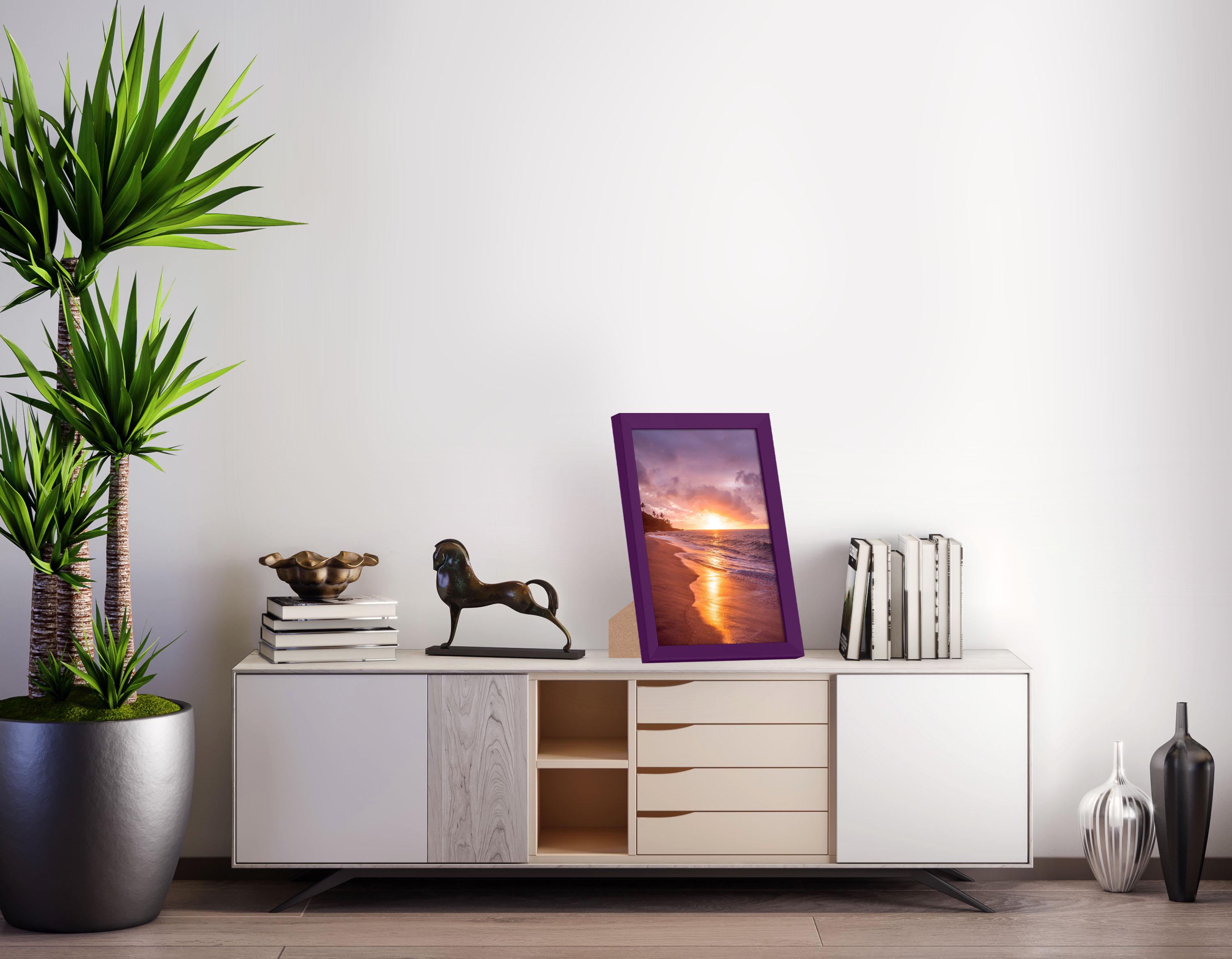 Фоторамка для дипломов деревянная EmojiFrame 21х30 см А4 AH2220-14 пластиковое стекло 0,8 мм с ножкой Фиолетовый - фото 5 Фоторамка для дипломов деревянная EmojiFrame 21х30 см А4 AH2220-14 пластиковое стекло 0,8 мм с ножкой Фиолетовый - фото 5