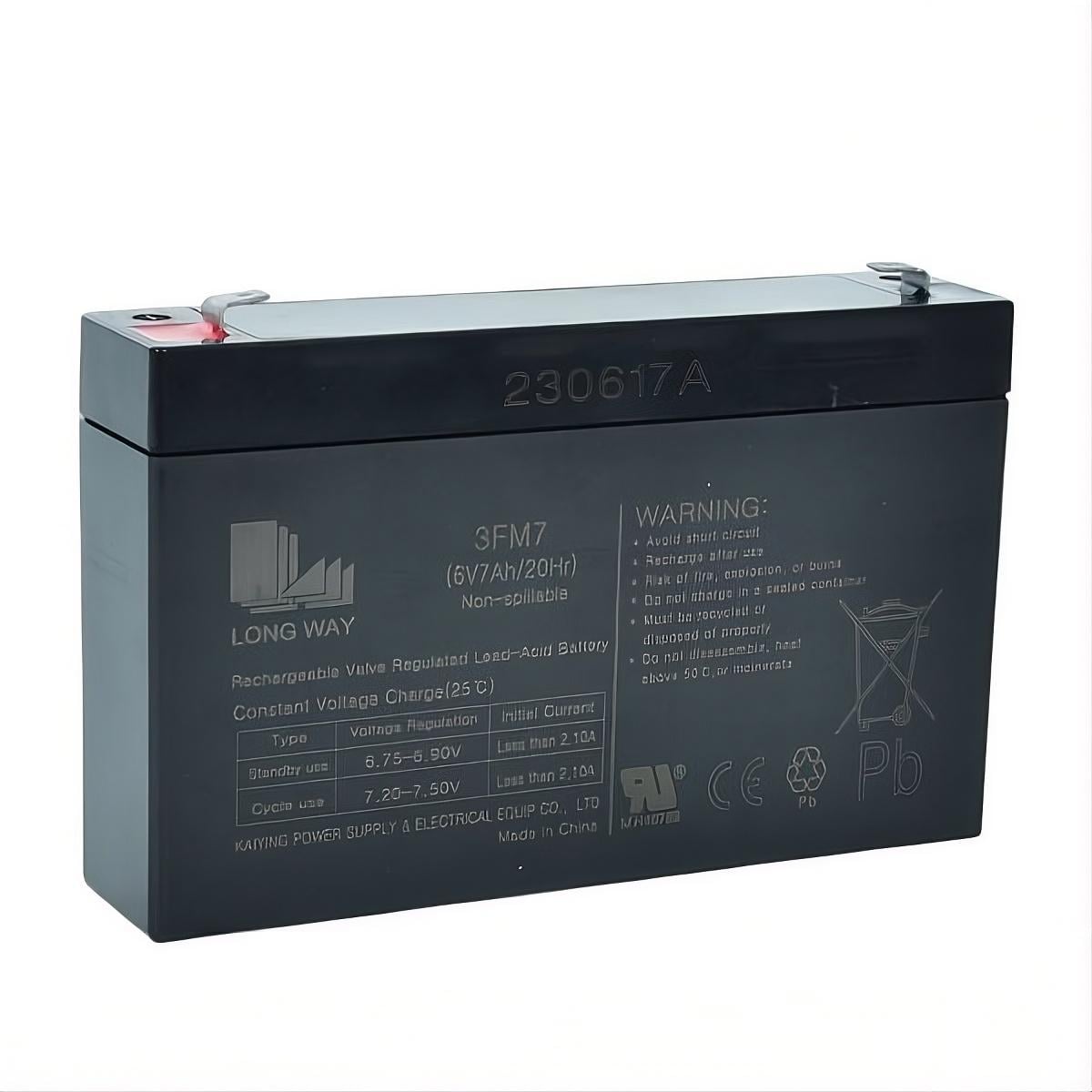 Акумулятор 6V 7Ah 6V7Ah-BATTERY 15,3×9,5×3,5 см для дитячого електротранспорту (34422705)
