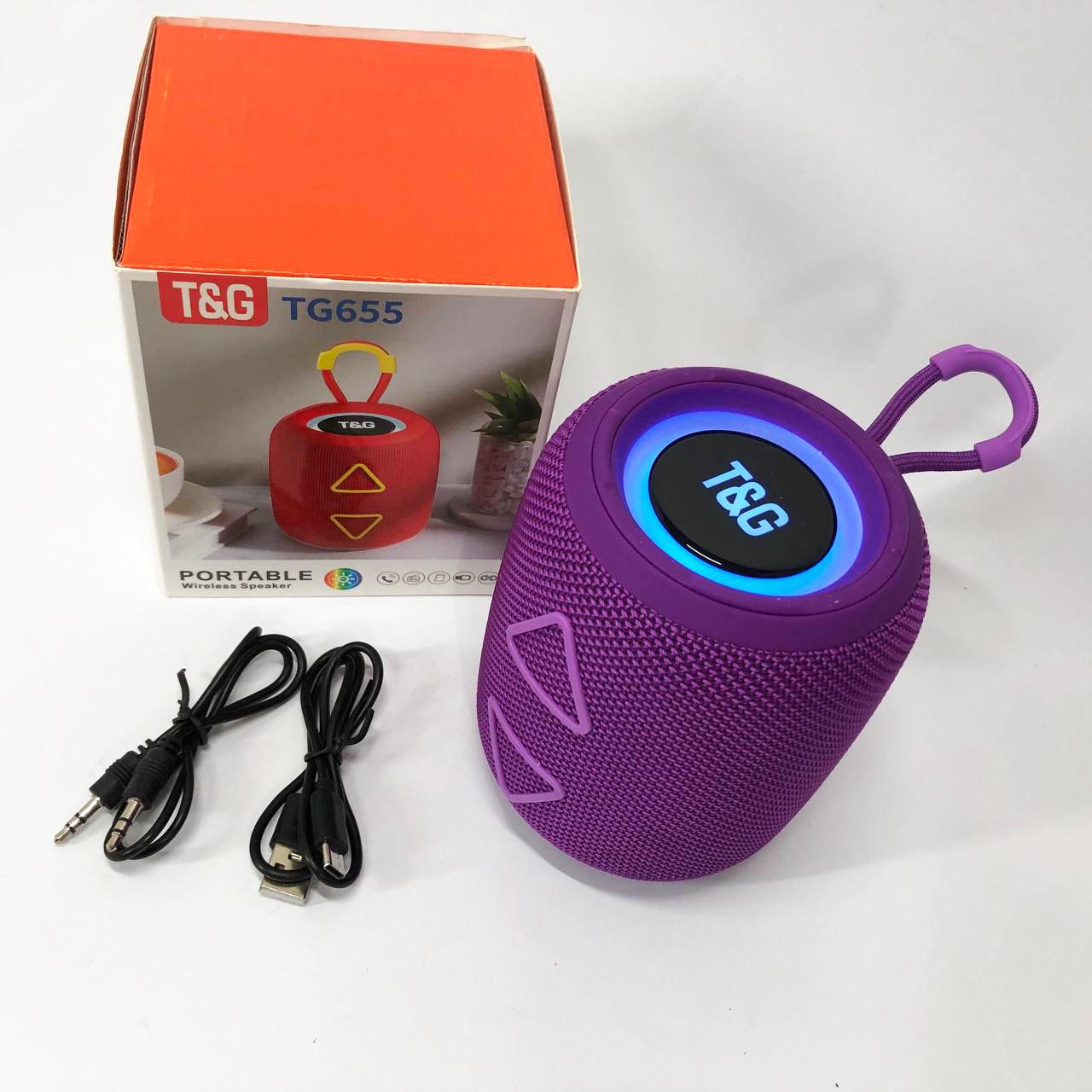 Портативна колонка TG655 5W з RGB підсвічуванням та ремінцем - фото 7
