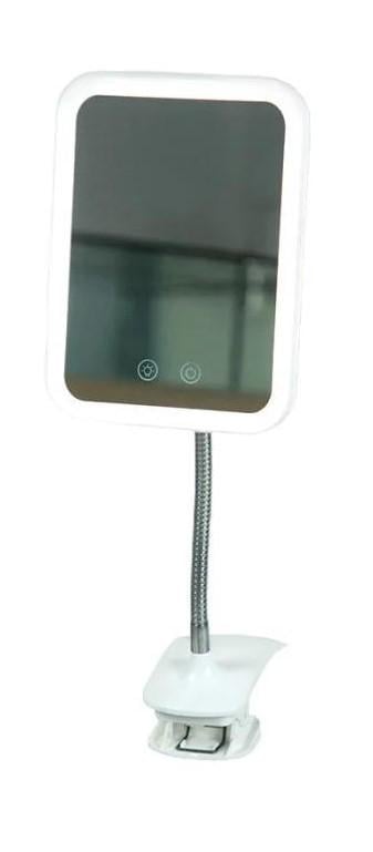 Зеркало MAG-738 с подсветкой на прищепке вращение на 360°с (MAG-738)