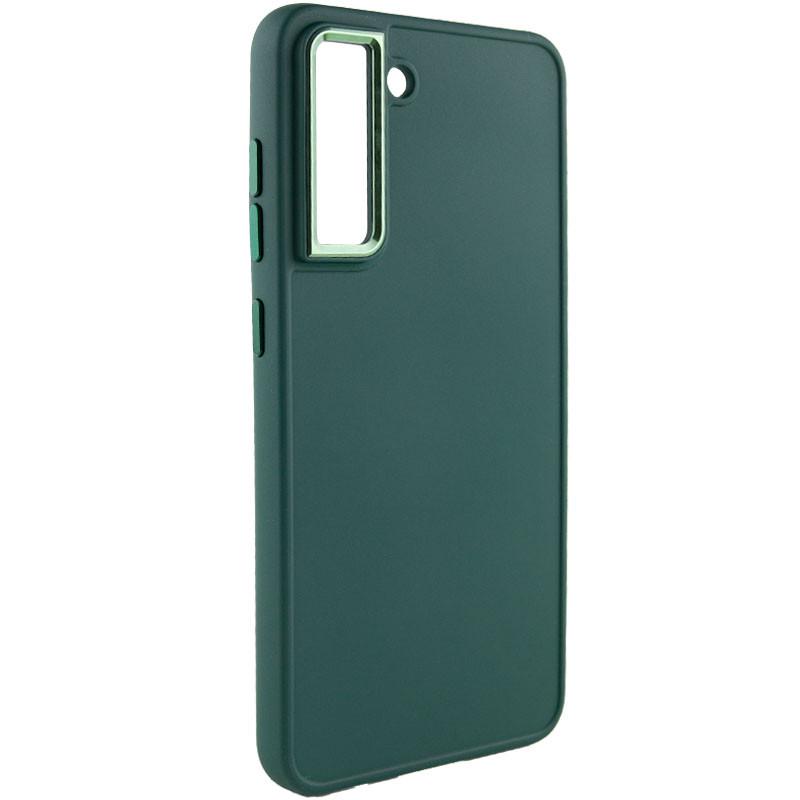 Протиударний TPU чохол Bonbon Metal Style для Samsung Galaxy S24 Зелений / Pine green