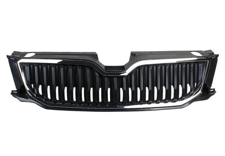 Решетка радиатора AVTM Skoda Octavia A5 2004-2008 без эмблемы Черный (186407992)