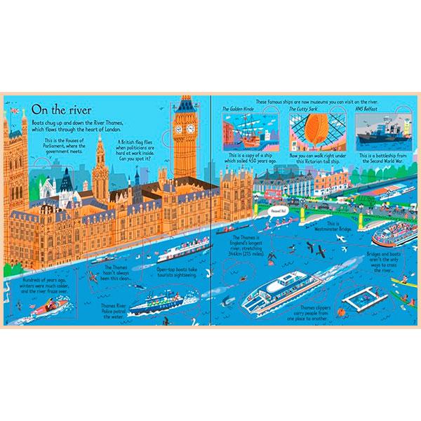 Книга Usborne "Look Inside London" Jonathan Melmoth (ISBN:9781409582076) - фото 3