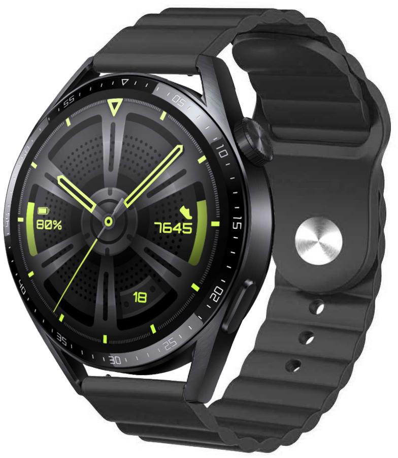 Ремешок Wave для Huawei Watch GT3 46 мм Black (26163-2B)