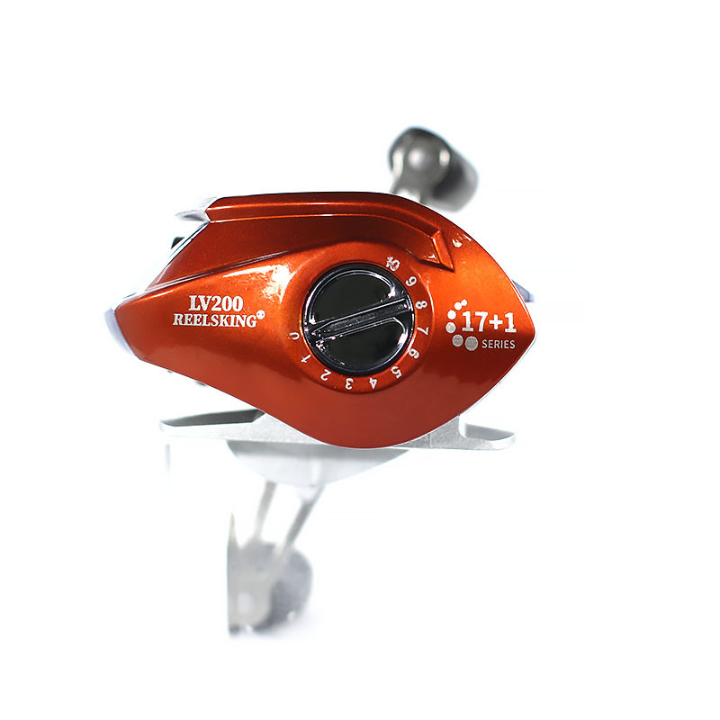 Катушка мультипликаторная рыболовная Yumoshi LV 200 Right Orange - фото 5 Катушка мультипликаторная рыболовная Yumoshi LV 200 Right Orange - фото 5