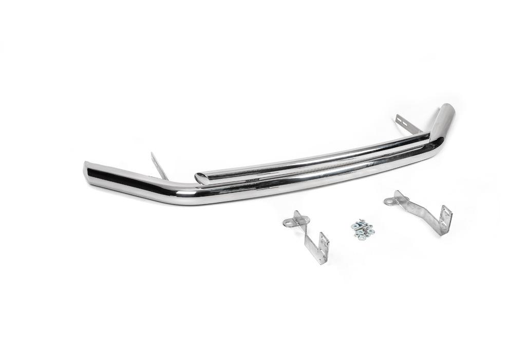 Передний двойной ус ST014 60/42 мм CAN для Volkswagen Caddy 2004-2010 гг. нержавеющая сталь Хром
