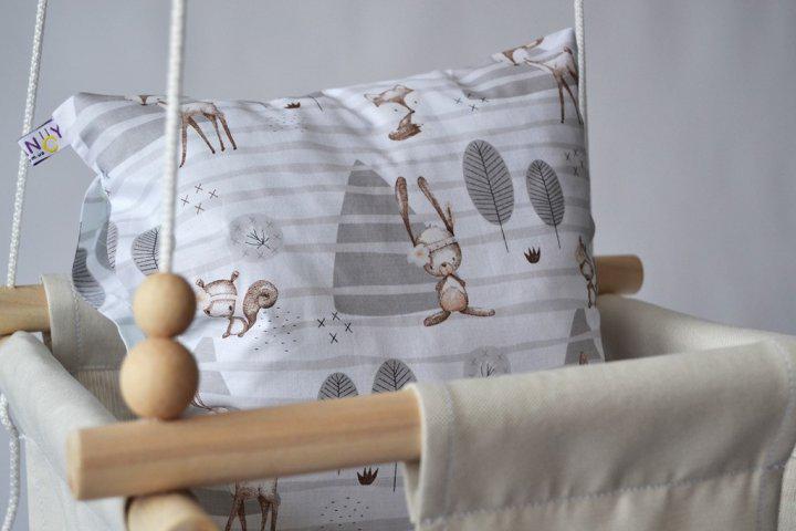 Дитяча гойдалка Infancy Індійські мотиви Молочний (9900317) - фото 6 Дитяча гойдалка Infancy Індійські мотиви Молочний (9900317) - фото 6