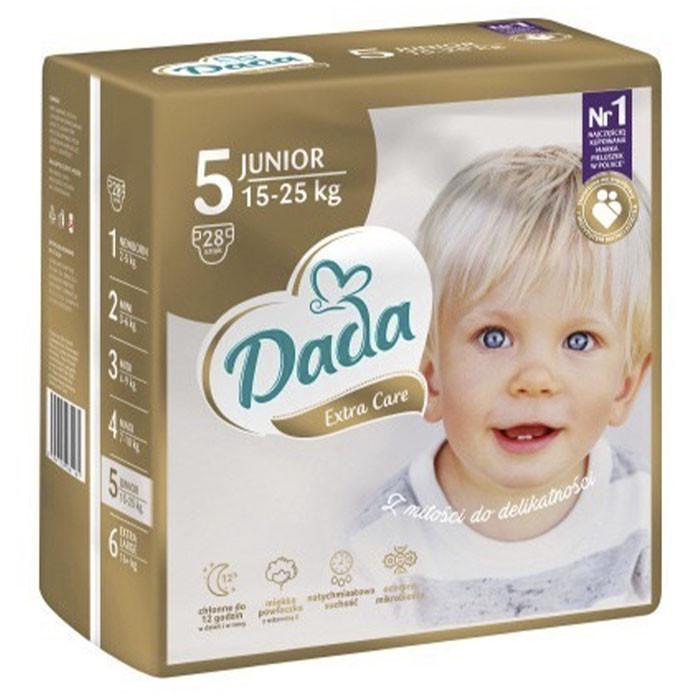 Подгузники Dada Extra Care 5 детские 15-25 кг 28 шт. Подгузники Dada Extra Care 5 детские 15-25 кг 28 шт.