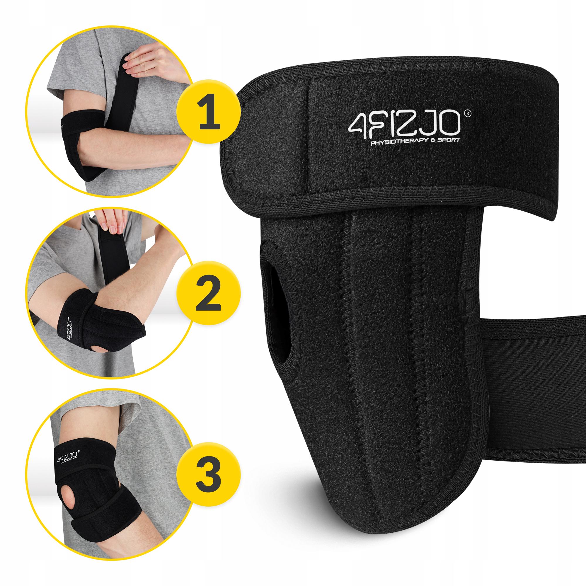 Бандаж для локтевого сустава 4fizjo MED 1 шт. универсальный Black (P-5905973407380) - фото 11 Бандаж для локтевого сустава 4fizjo MED 1 шт. универсальный Black (P-5905973407380) - фото 11