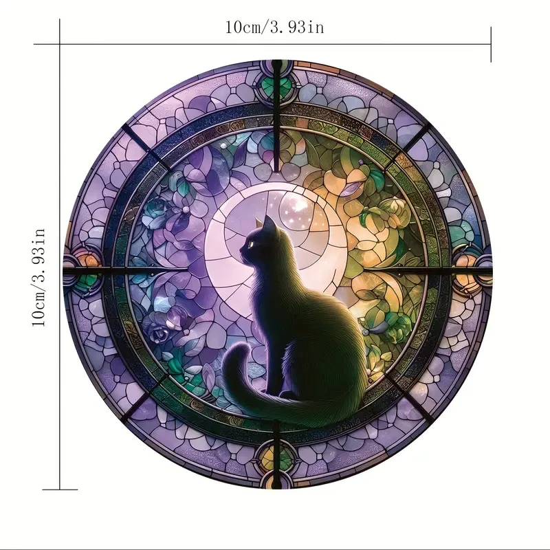 Набор деревянных подставок под чашки Кот на месяце 8 шт - фото 5 Набор деревянных подставок под чашки Кот на месяце 8 шт - фото 5