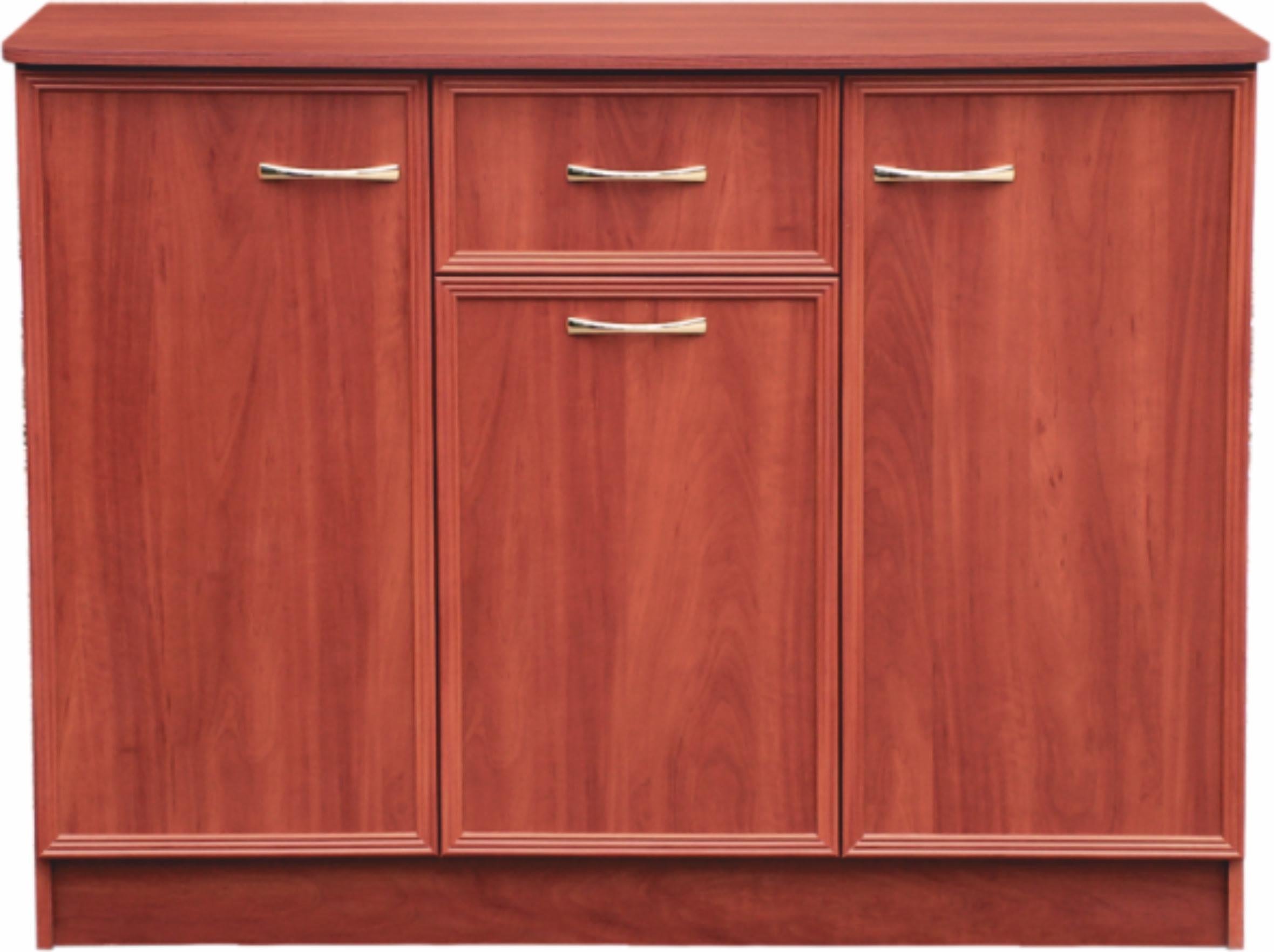 Комод МАКСИ-МЕбель Престиж МДФ накладки декор Яблоня локарна (12464)