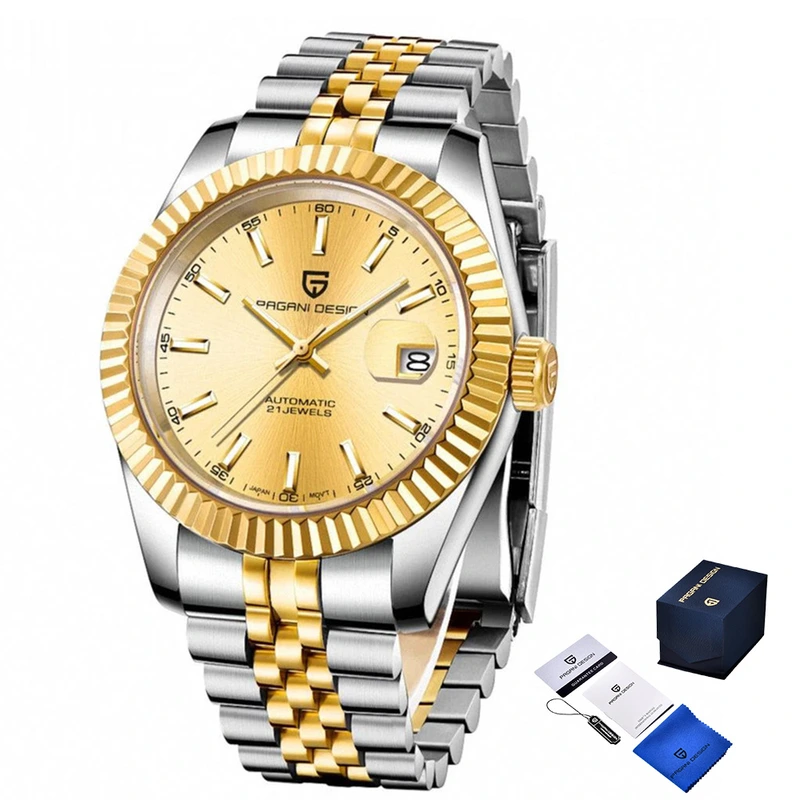 Наручные часы Pagani Design PD-1645 Silver/Gold/Gold