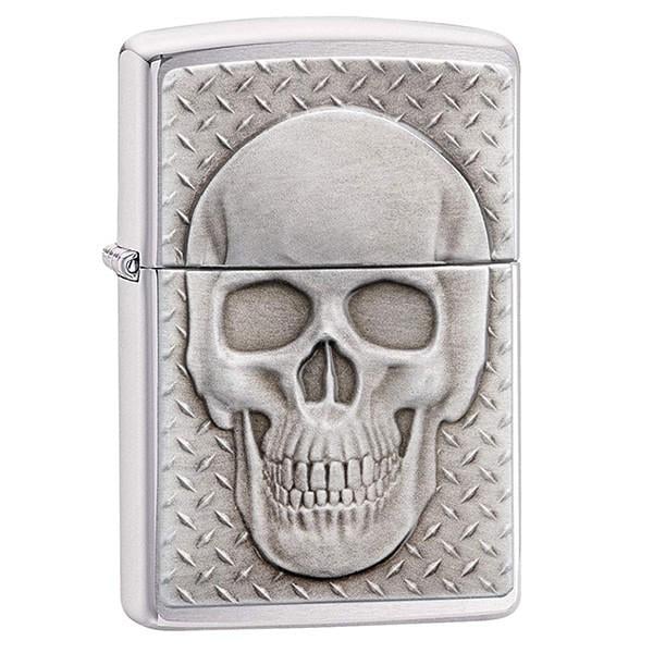 Зажигалка ZIPPO 200 Skull with Brain Surprise