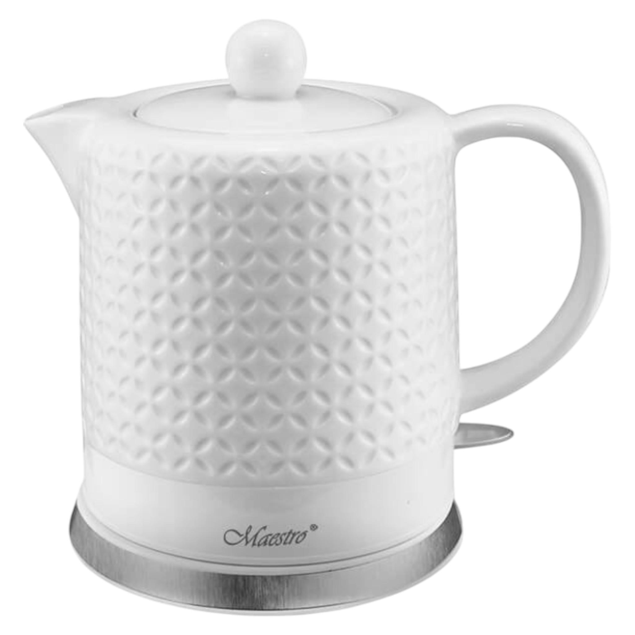 Електрочайник керамічний Maestro MR-067 1,2 л 1200 Вт White (EK_MR067White)