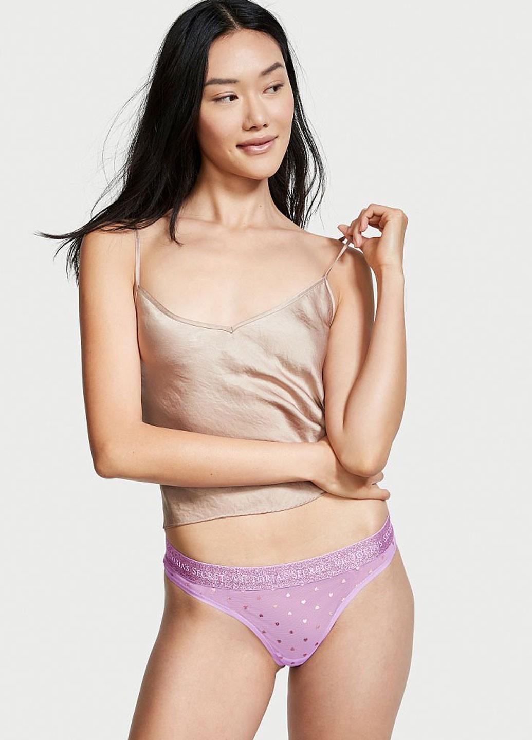 Женские трусы Victoria's Secret 1440000121236QCXM M Сиреневый (48306423)