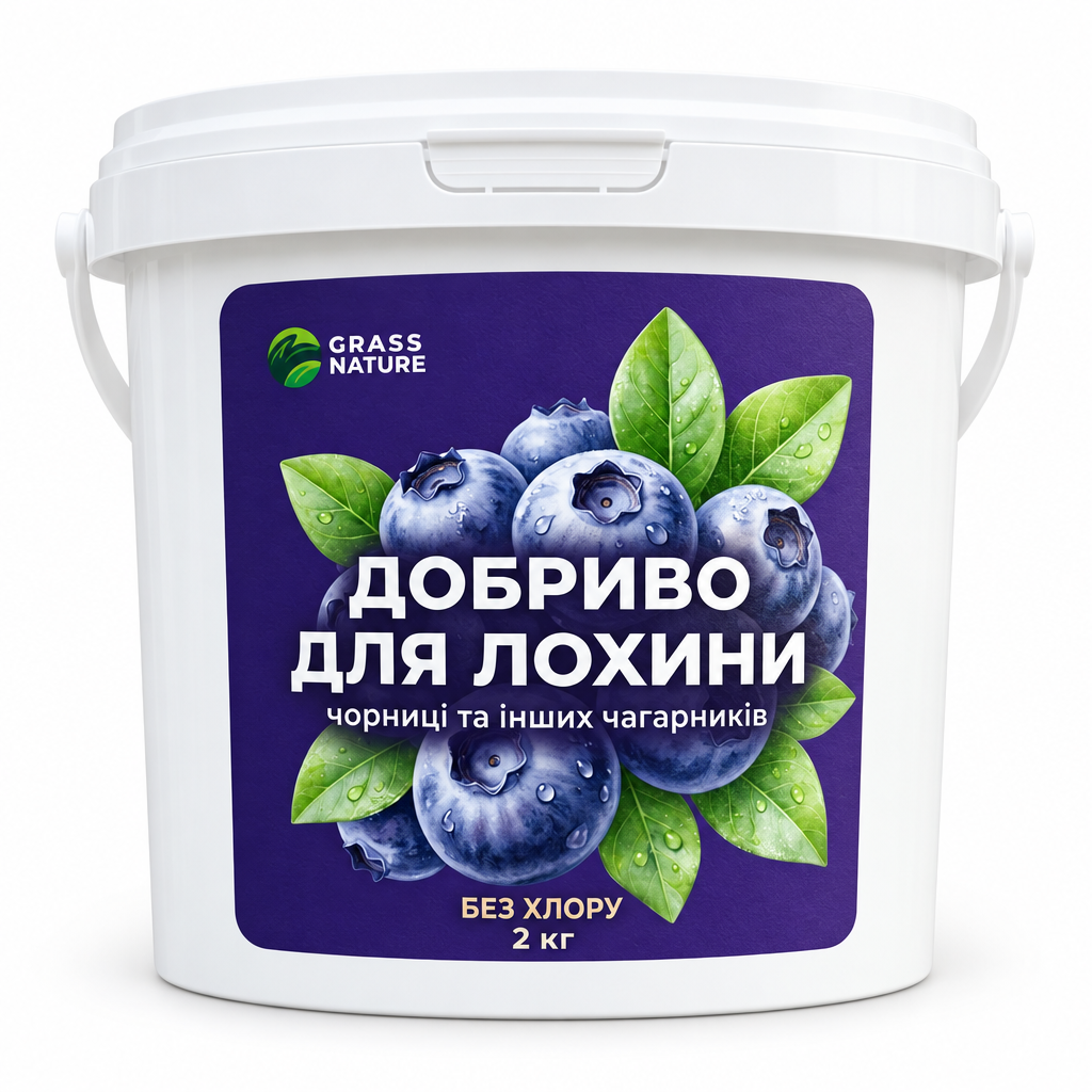 Удобрение для голубики GrassNature NPK 11-5-11 с серой подкисляет почву 2 кг (38470584)
