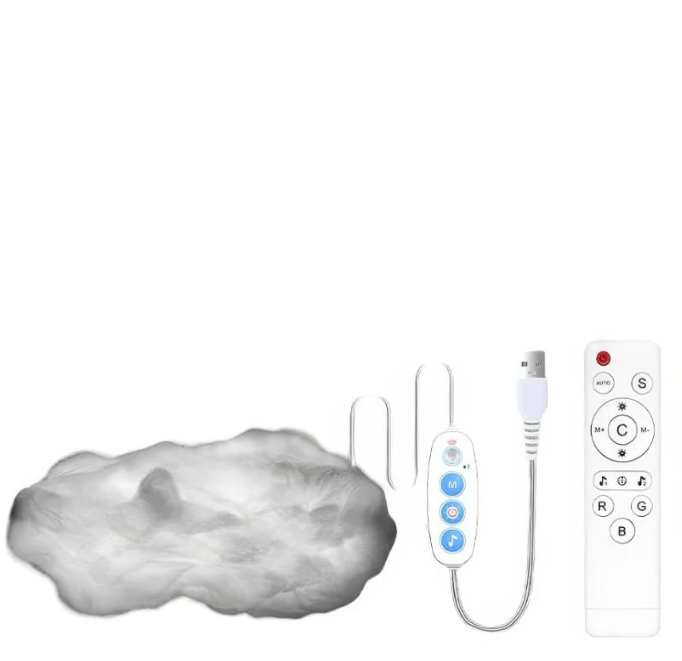Светильник в виде облака 3D с пультом