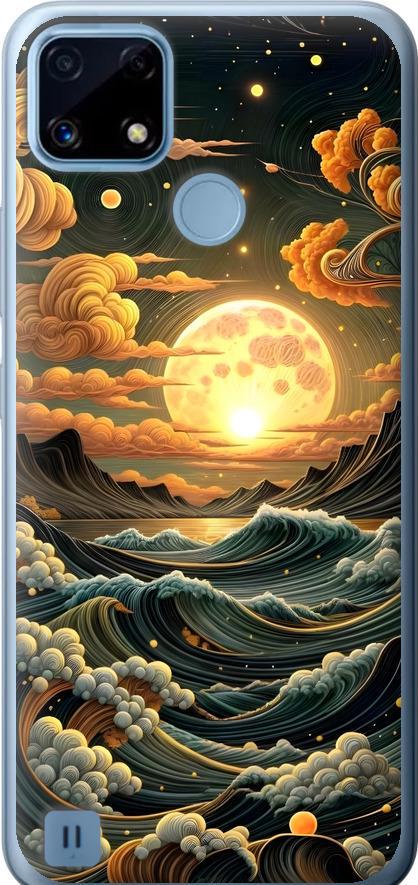 Чехол на Realme C21 Арт волны (6332u-2321-42517) Чехол на Realme C21 Арт волны (6332u-2321-42517)