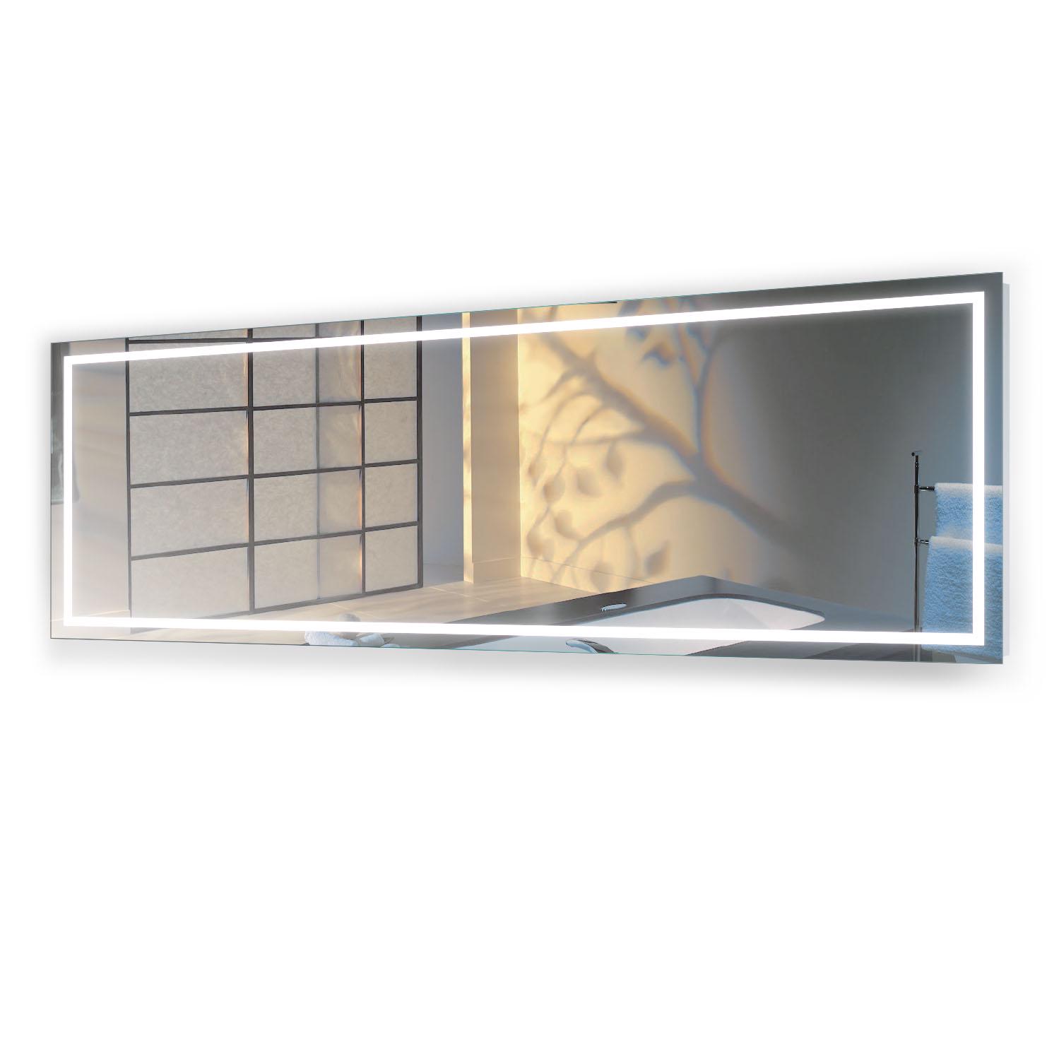 Зеркало Dim Dzerkal ALBA с LED-подсветкой 50х70 см (2198)