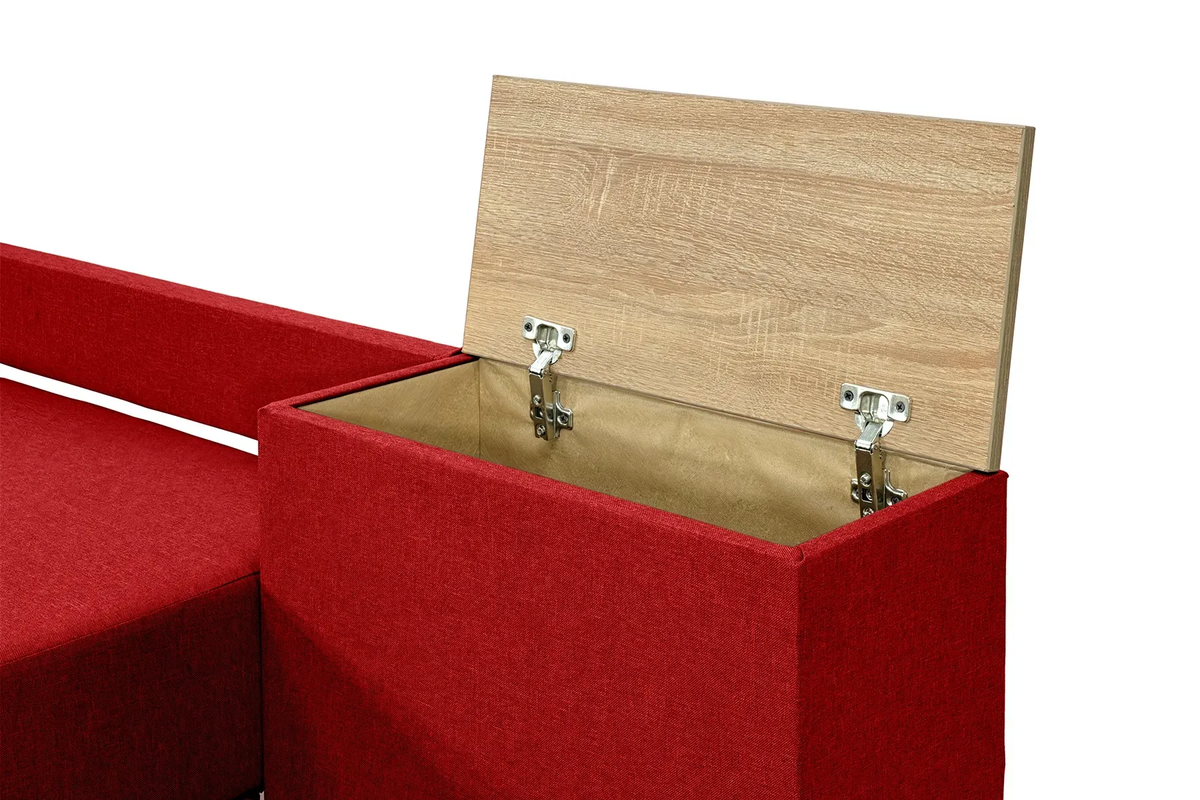 Диван угловой Домино 245х160 см Красный (29557839) - фото 9 Диван угловой Домино 245х160 см Красный (29557839) - фото 9