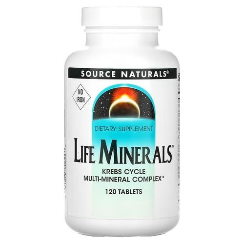 Минеральный комплекс Source Naturals Life Minerals 120 табл. (SNS-00642)