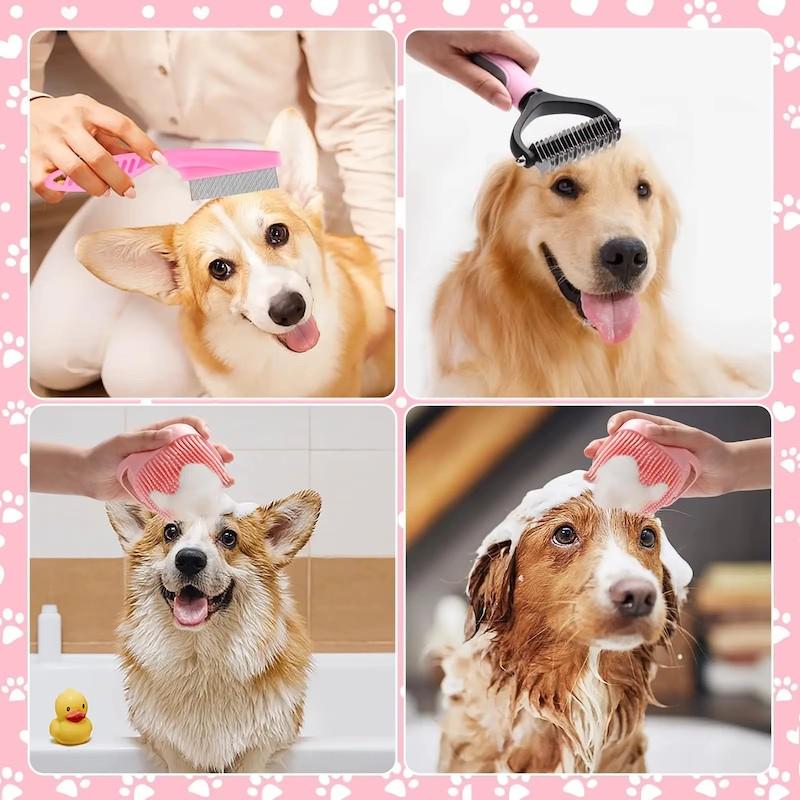 Набор Pet Grooming 8в1 для ухода за собаками и кошками - фото 4
