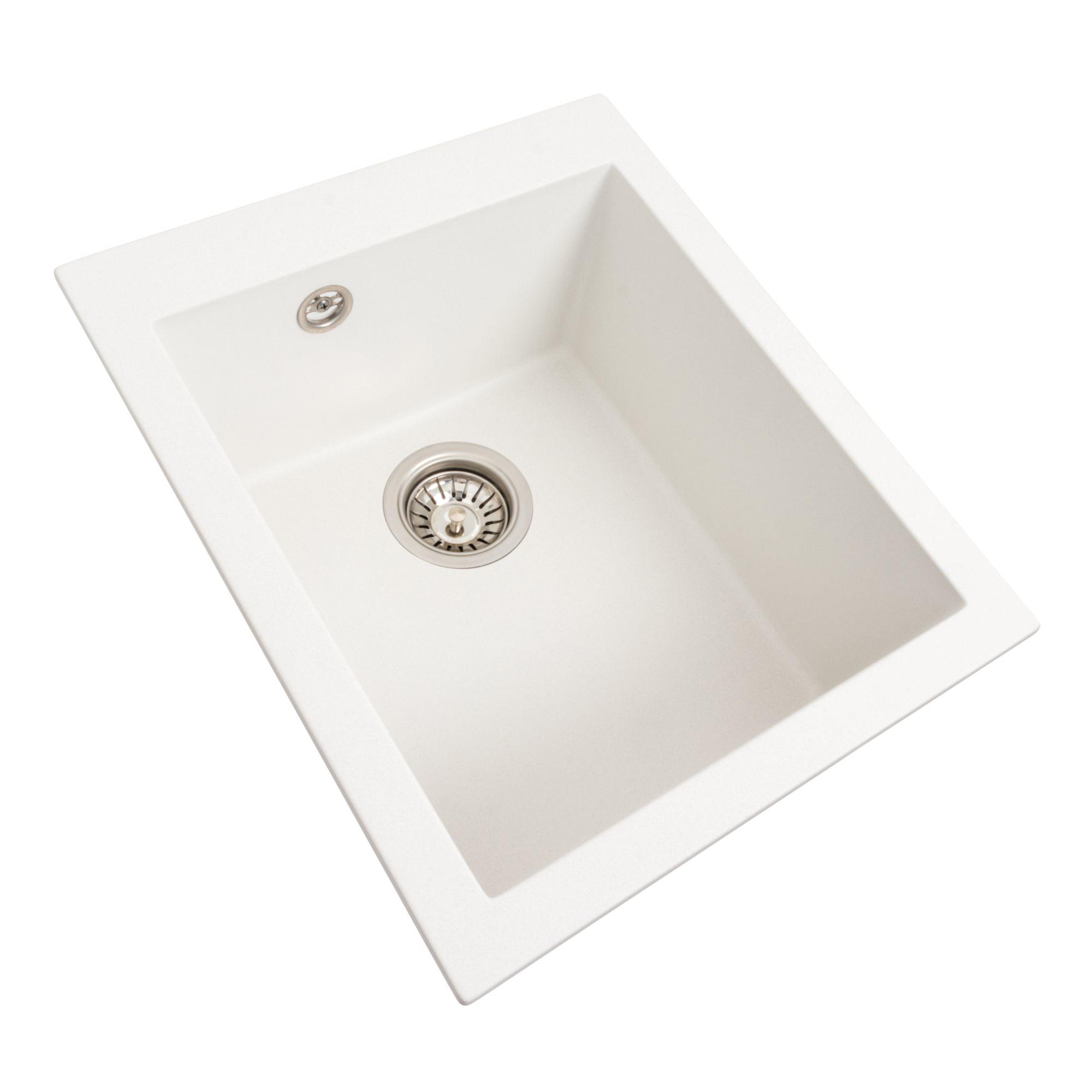 Мийка гранітна для кухні Platinum 4150 SOKIL матова Білосніжний - фото 2 Мийка гранітна для кухні Platinum 4150 SOKIL матова Білосніжний - фото 2