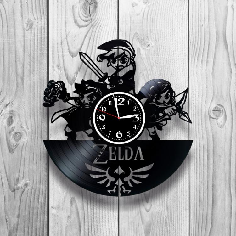 Часы настенные Zelda 0365 из виниловой пластинки