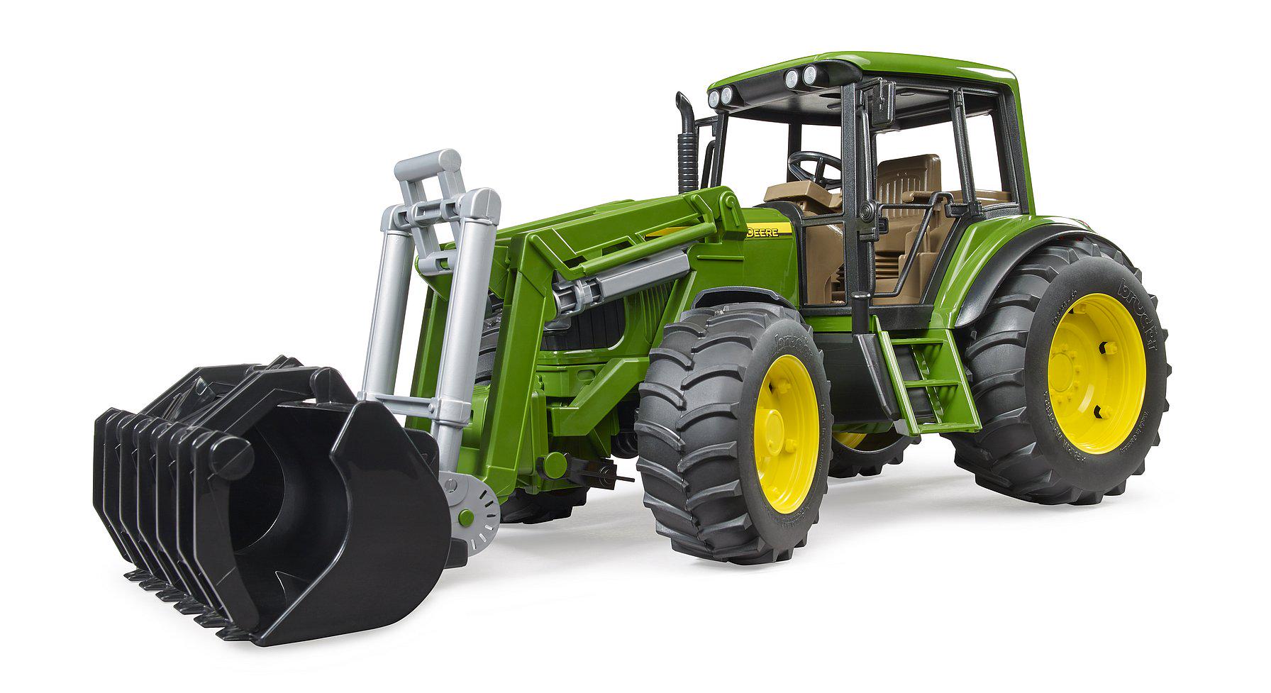Іграшковий трактор з навантажувачем Bruder John deere 6920 1:16 (02052)