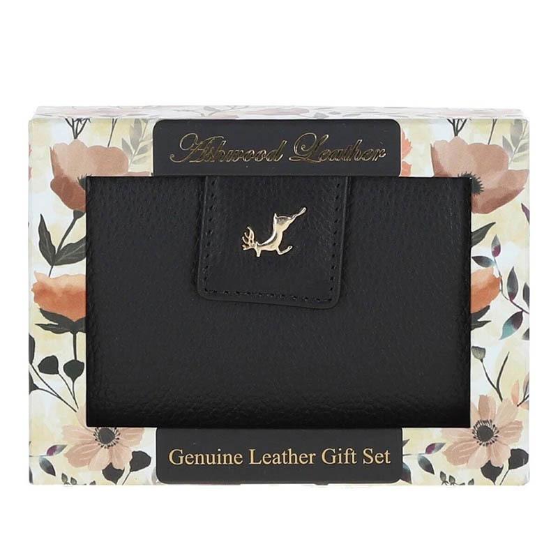 Кошелек женский Ashwood J55 Черный (J55 BLACK)