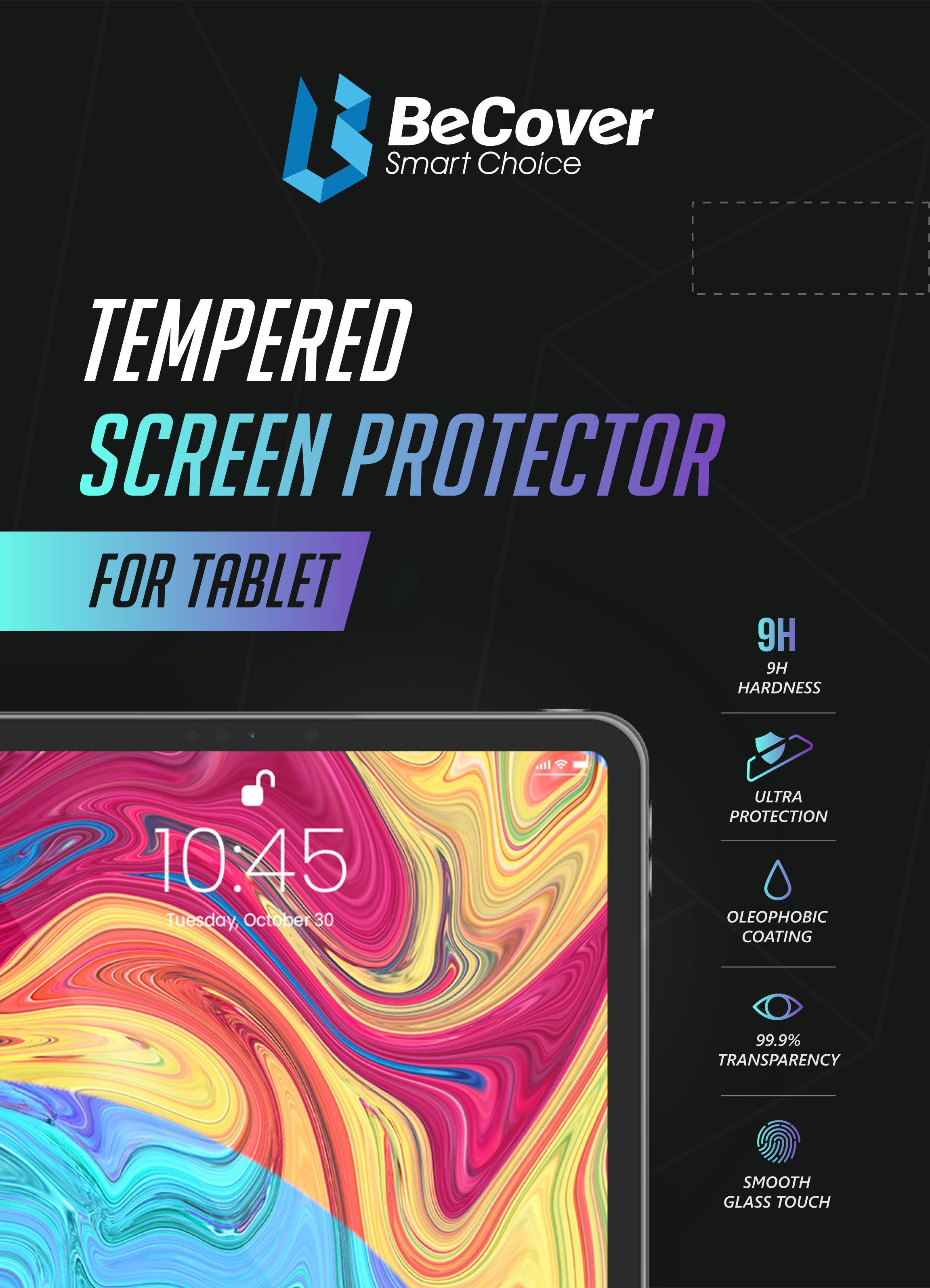 Защитное стекло BeCover для Lenovo Tab P12 Pro TB-Q706F (707315)