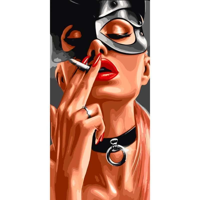 Картина по номерам ART CRAFT Игривая киска 40х80 см (10070-AC)