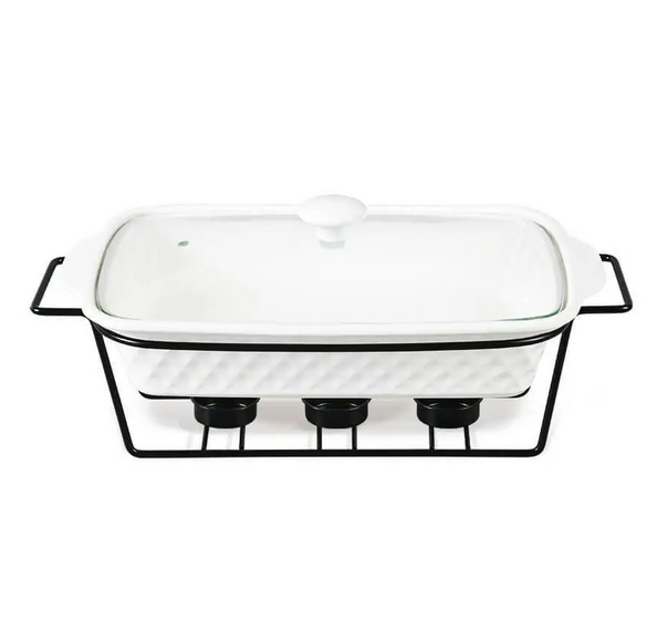 Мармит керамический прямоугольный Maestro 1,8 л Белый (MR-11459-73)