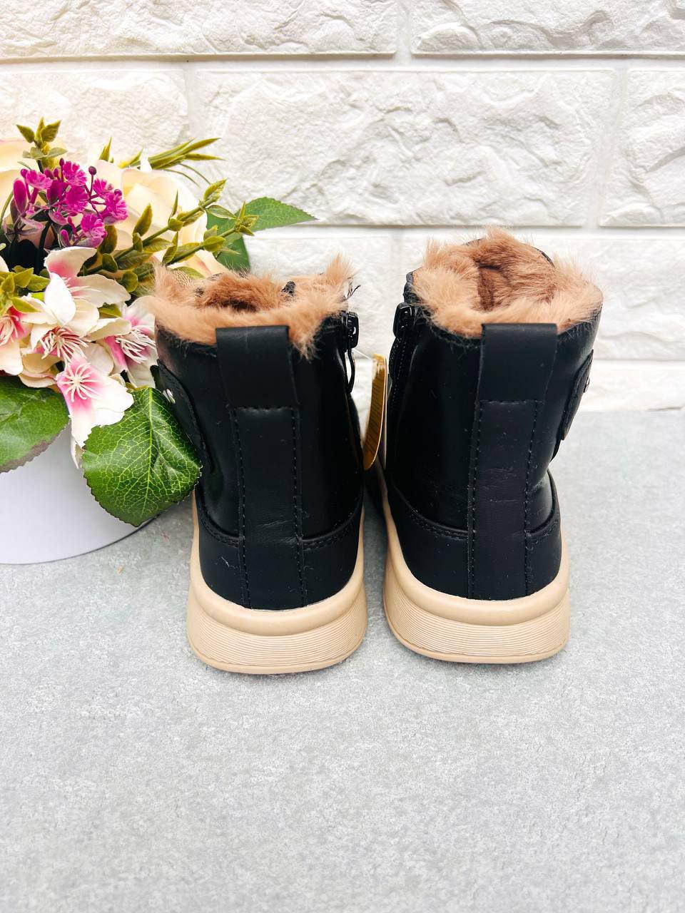 Чоботи для дівчинки зимові Clibee 1938 р. 33 20,8 см Чорний (1938-4) - фото 3