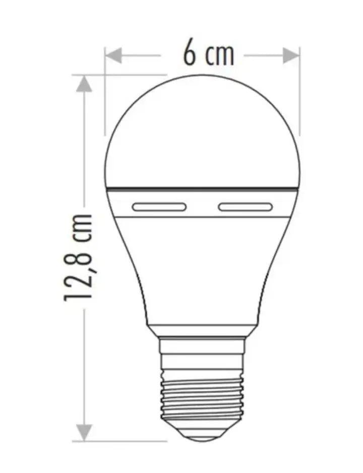 Лампочка акумуляторна LED 9 Вт Е27 (AL9) - фото 2