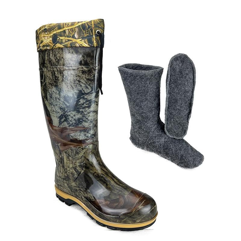 Чоботи силіконові чоловічі 5040 p. 47 30,7 см Коричневий