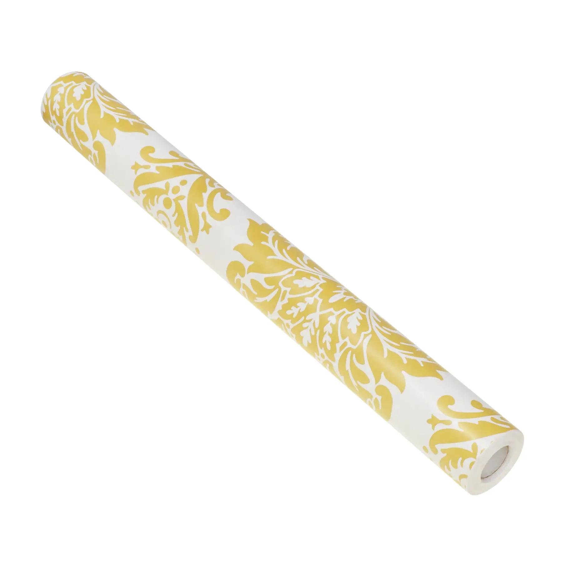 Пленка самоклеящаяся Wellamart 8 м Бело-золотистый (71260002)