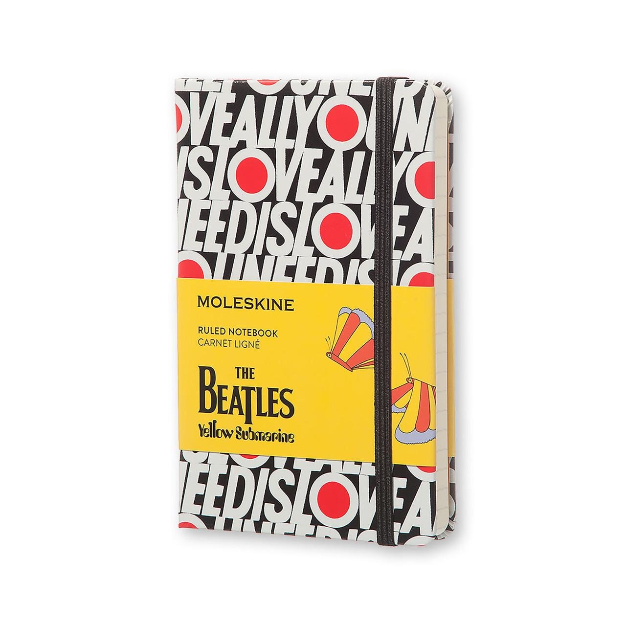 Блокнот Moleskine Limited The Beatles карманный 192 страницы в линейку All You Need Is Love (8055002851541)