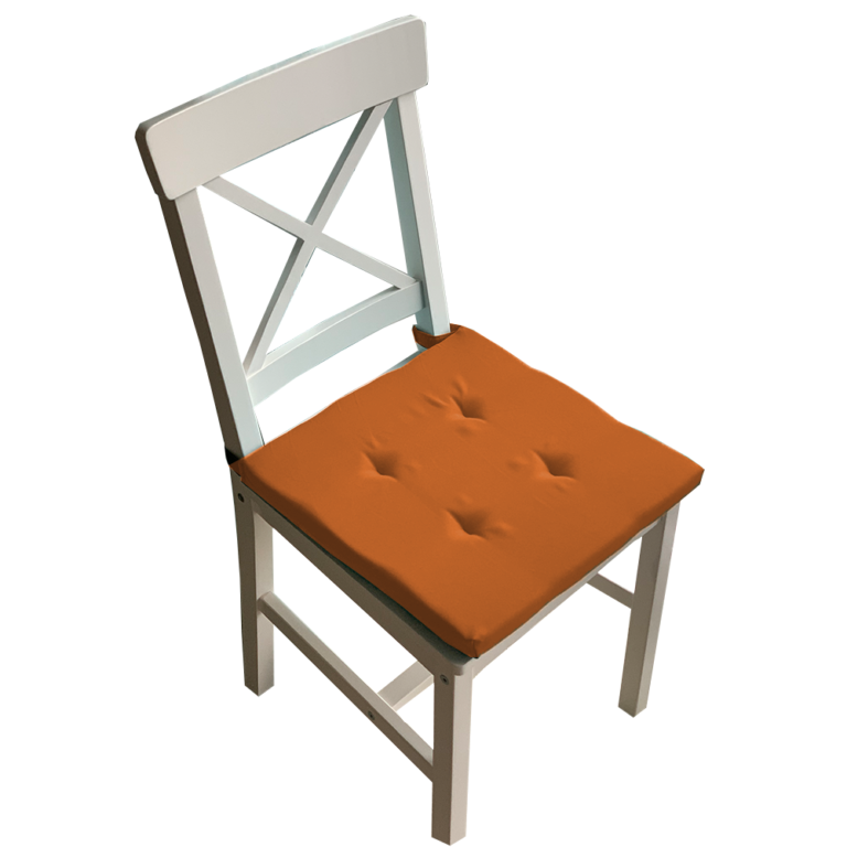 Подушка на стул Кедр на Ливане Color Standart 38х38х3 Оранжевый (3223)