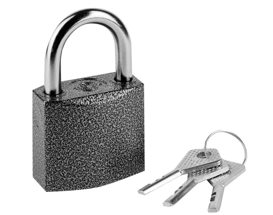 Замок навесной ЧАЗ ВС2-49 автомат 3 ключа 52 мм (ЗН315)